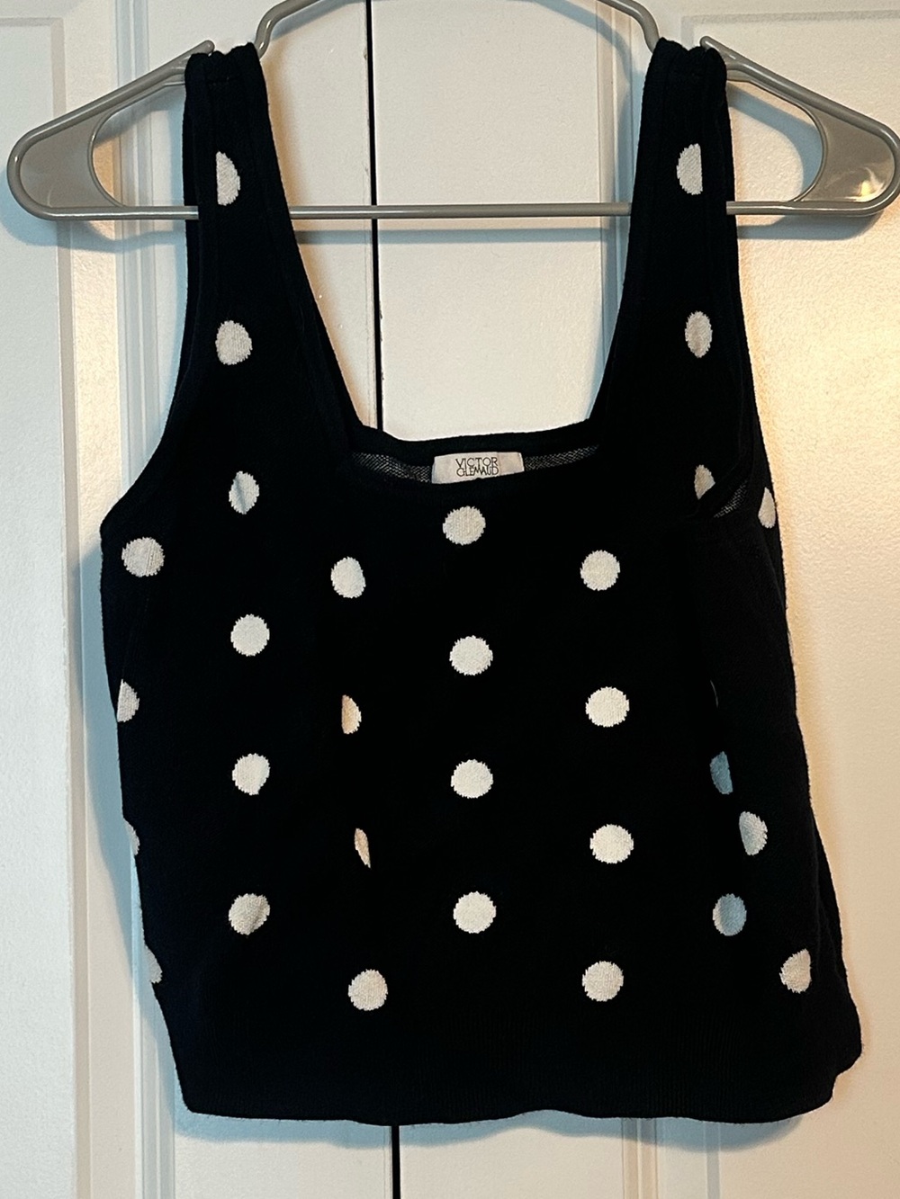 Victor Glemaud x Target black and white polka dot tank